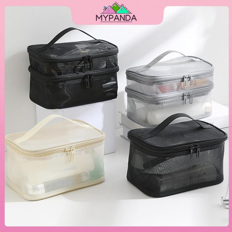 MYPANDA Túi đựng mỹ phẩm dung tích lớn Du lịch Túi vệ sinh tiện lợi Túi đựng du lịch ngoài trời Túi đựng đồ trang điểm nữ chống thấm nước Mới.
