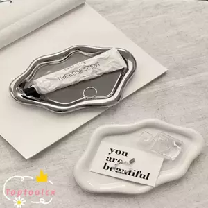 Khay đựng đồ trang sức TOPTOOLCX, Đĩa lưu trữ Mini hình đám mây, Đồng hồ đựng đồ trang sức bằng nhựa sáng tạo / Lưu trữ chìa khóa
