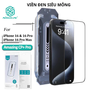 Kính Cường Lực Nillkin CP+ Pro Full Màn - Công Nghệ AGC Nhật Bản, Chống Chói, Kèm Khung Cho IP 12-17 Series