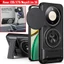 Giáp Xoay Ống Kính Trượt Funda Cho Honor X9D Ốp Lưng Vòng Từ Tính Dành Cho Honor Magic8 Lite X70 5G Ốp Lưng Chân Đế Có Thể Gập Lại Capa