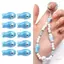Exhila Gói 10 Nhiều Màu Sắc Retro Gốm Cá Hạt Handmade Miếng Đệm Charm Cho DIY Vòng Tay Trang Sức Thủ Công Phụ Kiện