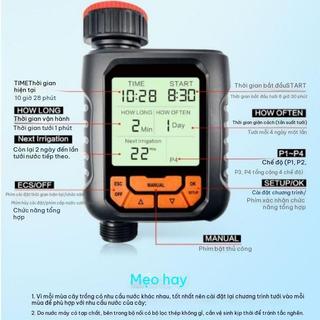 Thiết Bị Hẹn Giờ Tưới Cây Tự Động Dùng Pin, Van Thông Minh Cho Vườn & Chậu Cây