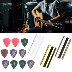 Toyuvn Thanh trượt đàn guitar Âm thanh kim loại Giai điệu mượt mà rõ ràng cho đàn guitar acoustic Portamento