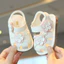 Thoáng Khí Cho Bé Tập Đi Giày Bò Tendon Đế Dễ Thương Cho Bé Công Chúa Gọi Giày Velcro Bé Gái Dép