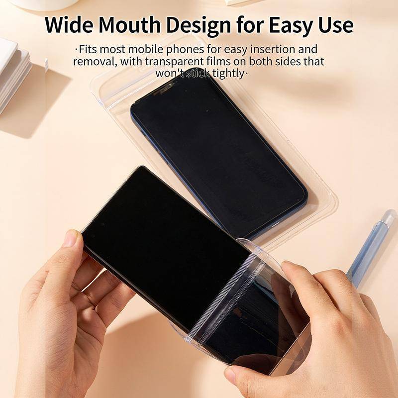 CANAMEK Túi đựng điện thoại chống nước 7 Inch đa năng Màn hình cảm ứng trong suốt để chèo thuyền kayak Lặn biển cắm trại CSF