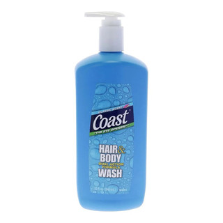 Sữa Tắm Gội dành cho Nam Coast Hair & Body Wash 532ML & 946ml của Mỹ