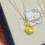 Dễ Thương HelloKitty Mèo Vòng Cổ Nữ ins Phong Cách Ngọt Ngào Hoạt Hình Mèo Mèo Mặt Dây Chuyền Xương Đòn Dây Chuyền Tất Cả Trận Đấu Vòng Cổ