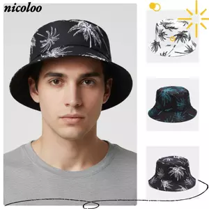 Mũ chống nắng NICOLOO, Mũ ngư dân vành rộng chống nắng, Mũ lưu vực thoáng khí thời trang Xuân hè