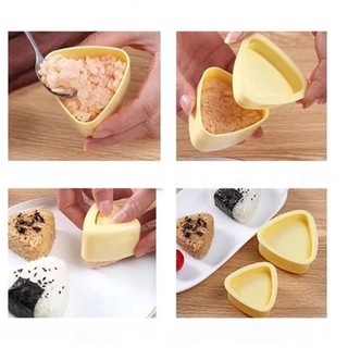 Khuôn cơm nắm 6 ngăn size lớn, khuôn sushi, khuôn cơm tam giác 6 ngăn lớn