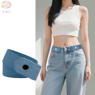 Y.X.I Co Giãn Không Bule Thắt Lưng Cho Nữ Quần Jean Váy Co Giãn Thắt Lưng Cho Thường Ngày Hoặc Trang Phục Công Sở Mới