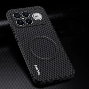 Dành Cho Xiaomi Poco F8 Ultra 5G Từ Tính Có Họa Tiết Dập Nổi Da PU Thân Thiện Với Da Bìa Mềm