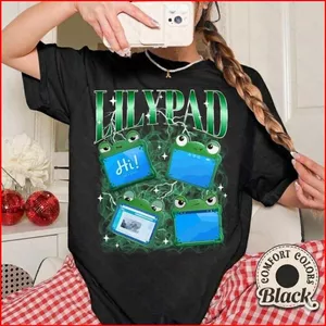 GC1 Toy Story 5 Lilypad 220g Áo thun cotton dày Disneyland Nhân vật phim Tee tay ngắn hàng đầu GC1