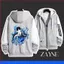 YB1 Tình Yêu Và deepspace Zayne Cosplay Áo Xanh Anime Quạt Thiết Kế Nghệ Thuật Bỏ Túi Mềm Quà Tặng Áo Khoác BY1