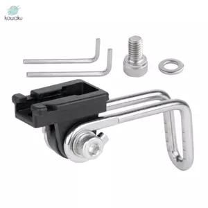 Đèn Pha Giá Đỡ Đèn Xe Đạp Gắn Thép Dĩa Đứng Đèn Pin Giá Đỡ Bền Xoay Kẹp Thích Hợp Cho Xe Đạp Đường Bộ Đi Xe Ngoài Trời