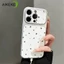 Ốp Điện Thoại Ngôi Sao Dễ Thương Phong Cách Hàn Quốc Cho Honor X5C X5B Plus Win RT Play 10 4G 5G Vỏ Mềm Da PU Trắng Đơn Giản