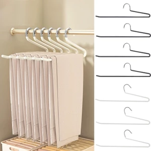 Móc treo quần chữ Z hình con ngỗng Kẹp quần không trượt không dấu vết Quần lưu trữ tủ quần áo gia đình