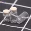 HFTOY 4 Cái / bộ Nhà Búp Bê Mini Candy Jar Nhà Bếp Thực Phẩm Chơi Cảnh Bình Bảo Quản Trong Suốt ~