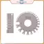 POWER 0-36 Vòng AWG SWG Đồng hồ đo dây Thiness Thước đo đường kính Thép không gỉ Công cụ đo dây kiểm tra hàn.