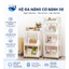 Kệ Nhựa 5 Tầng Di Động – Kệ Đựng Sách, Mỹ Phẩm, Đồ Gia Dụng Gọn Gàng