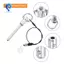 2 Thanh ghim tháo nhanh có dây 6x 50mm (Đường kính. X L) Pin khóa bóng nút nhấn để đảm bảo thiết bị chiếu sáng và âm thanh.
