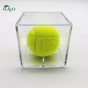 Springevenstar 1 Hộp Acrylic Bóng Chày Acrylic Acrylic 80 * 80 * 80 Trong Suốt Bảo Quản Bóng Chày Hộp Thu Thập Bóng Golf Hộp Trưng Bày Springevenstar