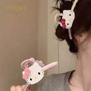 PNPIA- Sáng Tạo Dễ Thương Hoạt Hình Mèo Tóc Động Vật Acetate Vuốt Kẹp Bé Gái Cua Kẹp Tóc Cá Tính Kẹp Tóc Phụ Kiện Tóc