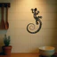 CIFbuy Boho Thằn Lằn Nghệ Thuật Treo Tường Cho Phòng Khách Ngoài Trời, Kim Loại Hiện Đại Gecko Quà Tặng Giáng Sinh