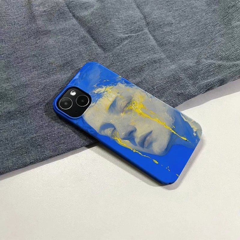 Ốp Điện Thoại QYJS Nước Mắt Tranh Sơn Dầu Thích Hợp Cho IPhone 15 14 13 ProMax 11 12 Pro XR XSMAX 16 E 17 AIR 7 8 PLUS Phim Vỏ Cứng Bóng Giá Trị Cao