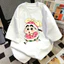 Áo thun Cotton dáng rộng VN ZHUZHU Unisex, thích hợp để mặc mùa hè.