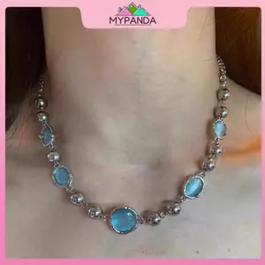 MYPANDA Hợp Thời Trang Đính Hạt Tinh Tế Choker Nelaces Dành Cho Nữ Cô Gái Đa Năng Đơn Giản Punk Gothic Nelace Phụ Kiện Trang Sức Quà Tặng.
