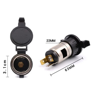 Phích cắm sạc ô tô 12-24V 120W-250W Dành cho ổ cắm bộ chuyển đổi nguồn xe tải xe máy