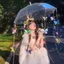 Handmade Chuông Gió Bướm Ô Cô Gái Bầu Không Khí Cảm Thấy Ảnh Đạo Cụ Tự Làm Trong Suốt Ô Trang Trí Treo 5.20