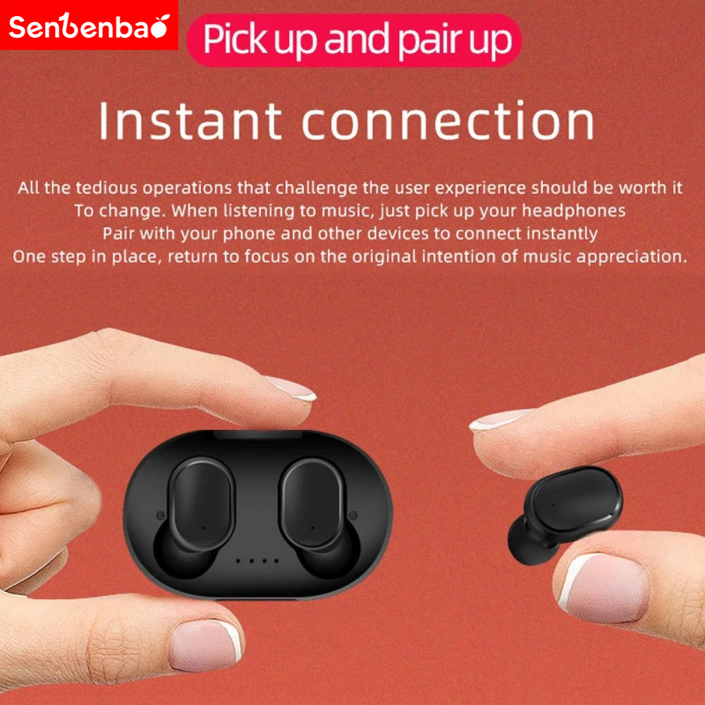 Senbenbao A6S A520 A26 A80 Tai nghe Bluetooth Tai nghe không dây Tai nghe Bluetooth có Mic khử tiếng ồn chống nước