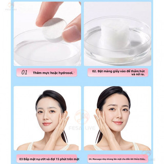 Khăn giấy mặt nạ nén dùng một lần Đặc biệt dành cho Spa Khóa mặt nạ siêu mỏng dành cho ứng dụng nước Thẩm mỹ viện