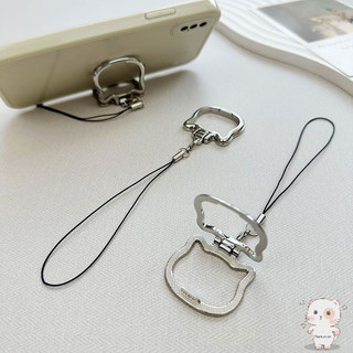 【Chamvn】Dây đeo điện thoại đa năng di động giá đỡ kim loại đa năng có thể gập lại hình vòng đeo tay