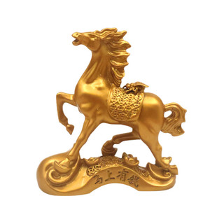 Fortune Ingot Cung Hoàng Đạo Ngựa Trang Trí Động Vật Nhà Phòng Khách Trang Trí Ruyi Tiền Nhảy Ngựa Trang Trí Thủ Công 25.12.8