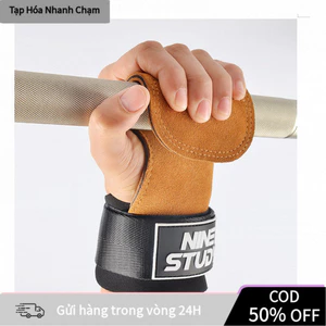 【COD】Găng tay thể hình chất liệu da bò, thiết kế dày bảo vệ lòng bàn tay - Phụ kiện lý tưởng cho deadlift và các bài tập