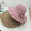 Mũ ống hút bảo vệ tia cực tím vành rộng thời trang Mũ xô đi biển thoáng khí Mũ chống nắng mùa hè [Mina]