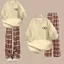 Bộ quần kẻ CARO đỏ cạp cao + kết hợp áo phông unisex tay lỡ -Hình đôi mắt- quanaao94