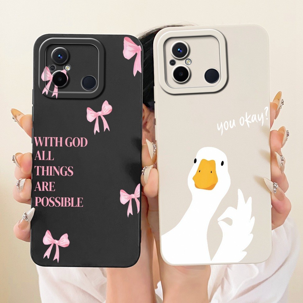 Ốp Lưng Cho Redmi 12C Silicon Thời Trang Sang Trọng Mát Kawaii Vỏ Sơn Dễ Thương 22120RN86G