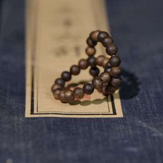 [Trợ Giá] Nhẫn Trầm Hương Tự Nhiên Cao Cấp - Chất dầu dẻo, thơm mạnh - Cận Chìm - Trầm Hương Yên Lộc