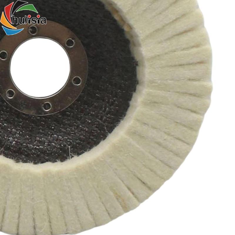 Len nỉ Bánh xe đánh bóng nắp đĩa đánh bóng Miếng đệm bề mặt kim loại Công cụ hoàn thiện cho máy mài Dự án DIY