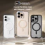 Ốp Lưng Trong Suốt Hoda Crystal Pro Glass Case IP17 ProMax/16 Pro -Mặt Lưng Kính 0.7mm Kháng Ố Vàng, Chống Sốc Quân Đội