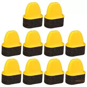 Exhila 10 Chiếc Chuyên Nghiệp Đánh Giày Ba Lan Applicator Bàn Chải Đa Năng Giày Sáng Bọt Biển