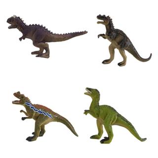 LOOKSHOW Mô Phỏng Khủng Long Nhân Vật Hành Động Thực Tế Tyrannosaurus Rex Ankylosaurus Carnotaurus Mô Hình Trẻ Em Trang Trí Tiệc Quà Tặng Đồ Chơi B7Y6
