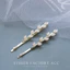 Mori Phong Cách Cổ Tích Ngọc Trai Kẹp Tóc Retro Đơn Giản Phẳng Kẹp Tóc Gãy Bên Kẹp Tóc Tinh Tế Nổ Kẹp Phụ Kiện Tóc QYL2