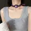 PNPIA- Thoáng Mát Bông Tai Kẹp Punk Mắt Quỷ Da Choker Nelace Có Thể Điều Chỉnh Ro Phong Cách Trang Sức Cho Nữ Cosplay Trang Phục