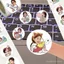 500 Chiếc Mới Zhao Lusi Dễ Thương Meme Cuộn Dán Ngộ nghĩnh Đầu Lớn Thực Phẩm Dán Thẩm Mỹ DIY Sổ Lưu Niệm Để Bàn Trang Trí
