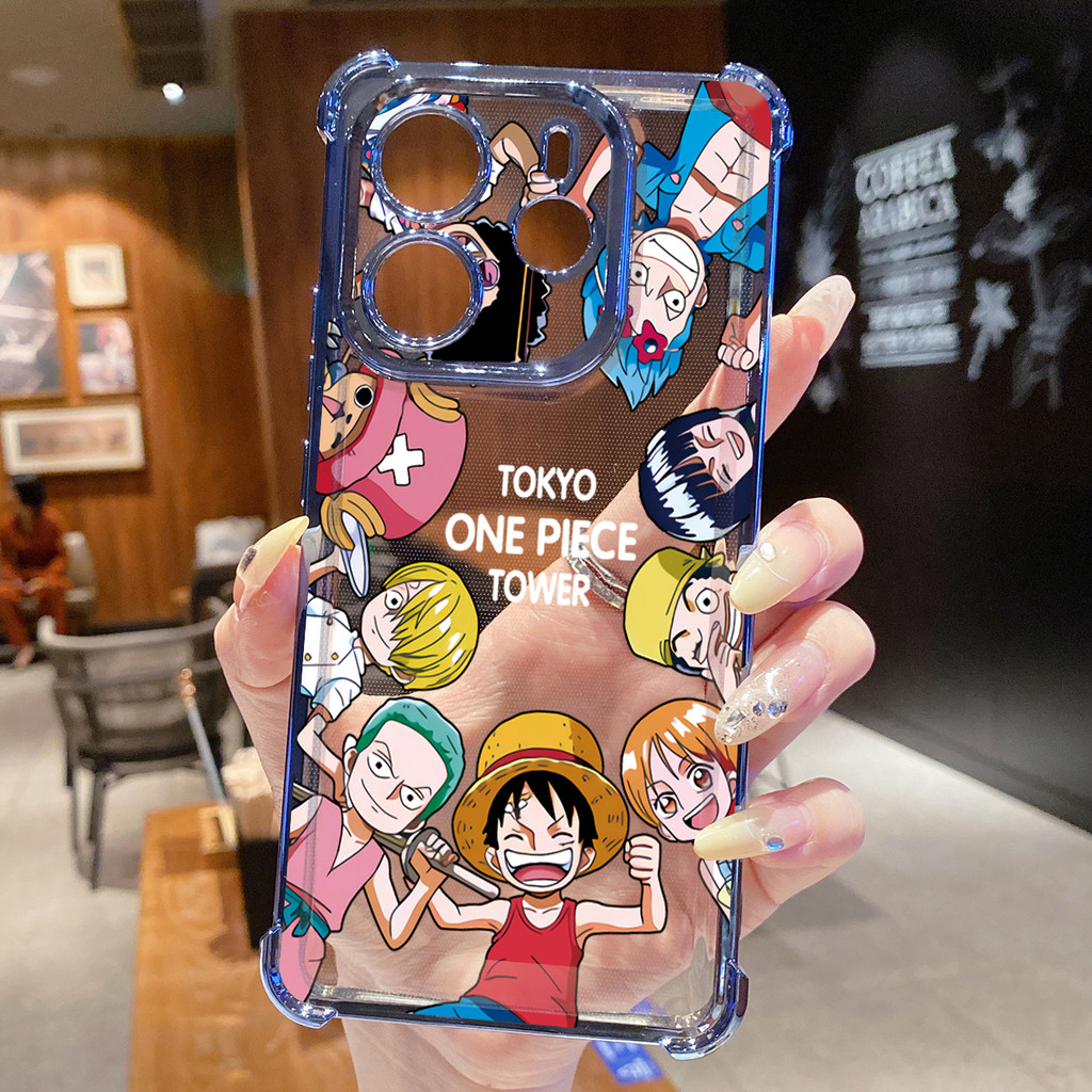 Tương thích với Xiaomi Redmi Note 14 13 Pro 5G 4G 12 13C 14C Vỏ mạ trong suốt One Piece Vỏ chống rơi