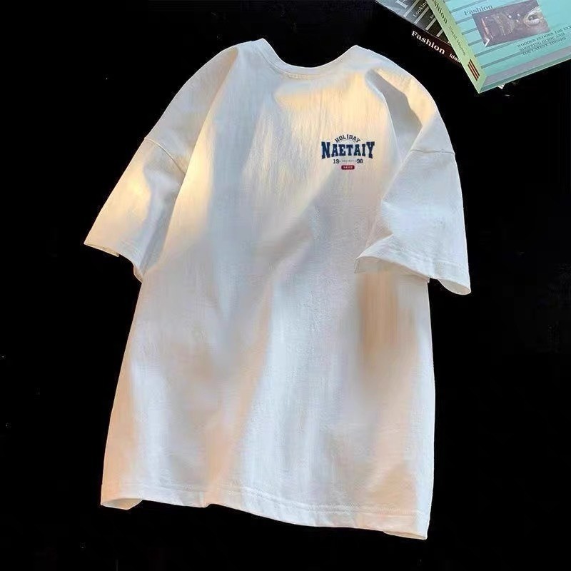 （Giao hàng 24h）Angela Áo thun unisex in chữ phông cực đẹp, form rộng chất cotton khô cao cấp, đi học, đi làm, du lịch